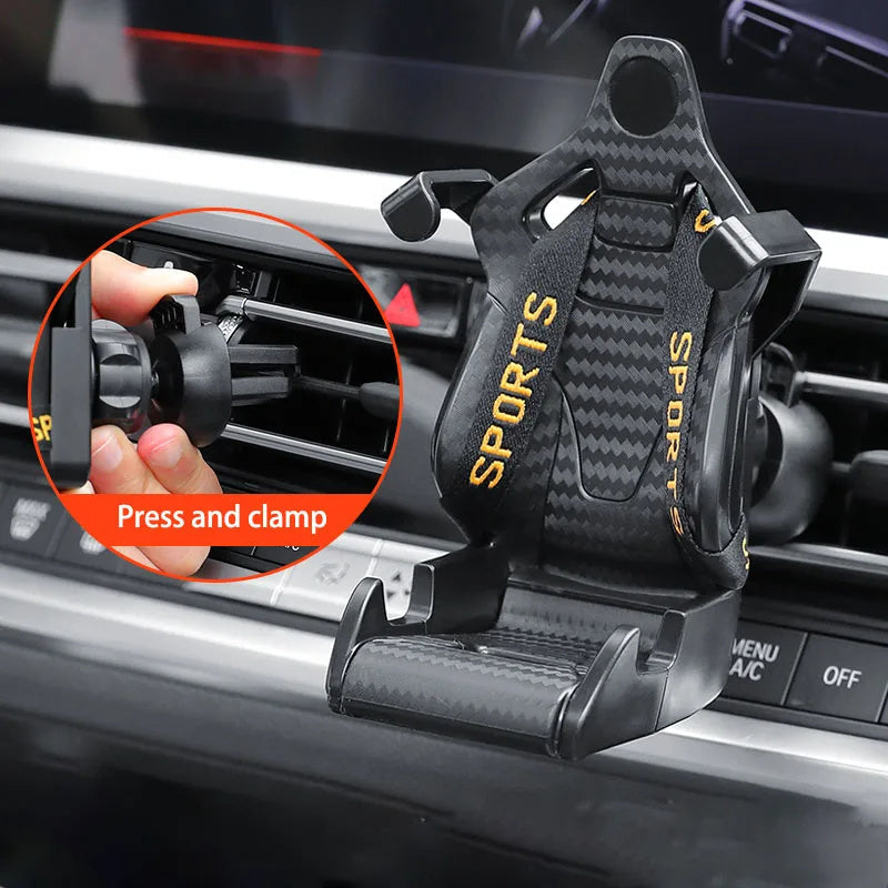 RaceMount™ – Racing Seat Air Vent Phone Holder