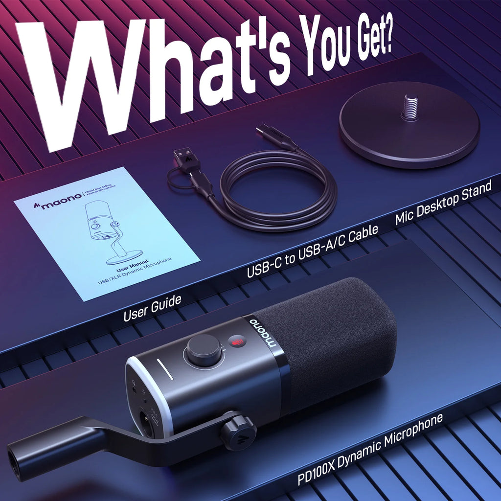 MAONO PD100X RGB Dynamic Gaming Microphone