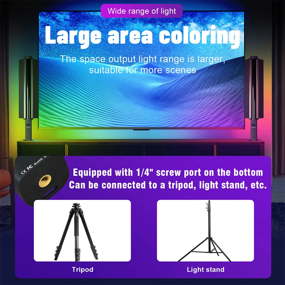 Handheld RGB Video Light Stick