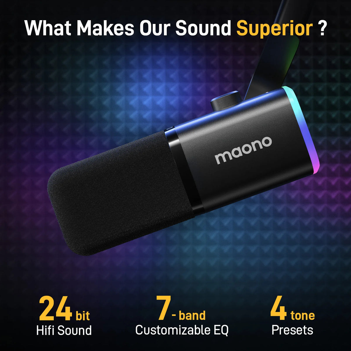 MAONO PD100X RGB Dynamic Gaming Microphone