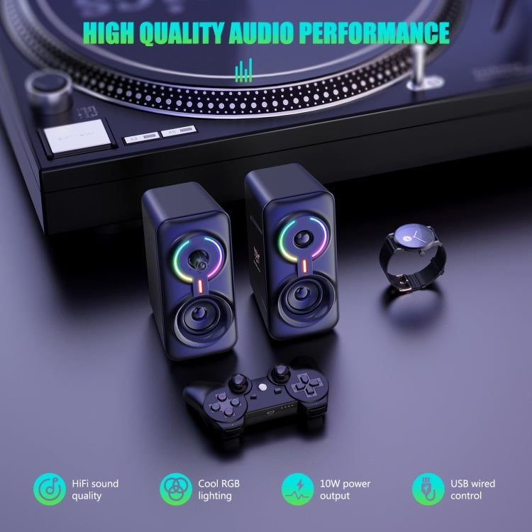 ONIKUMA L6 RGB Bluetooth Desktop Speakers