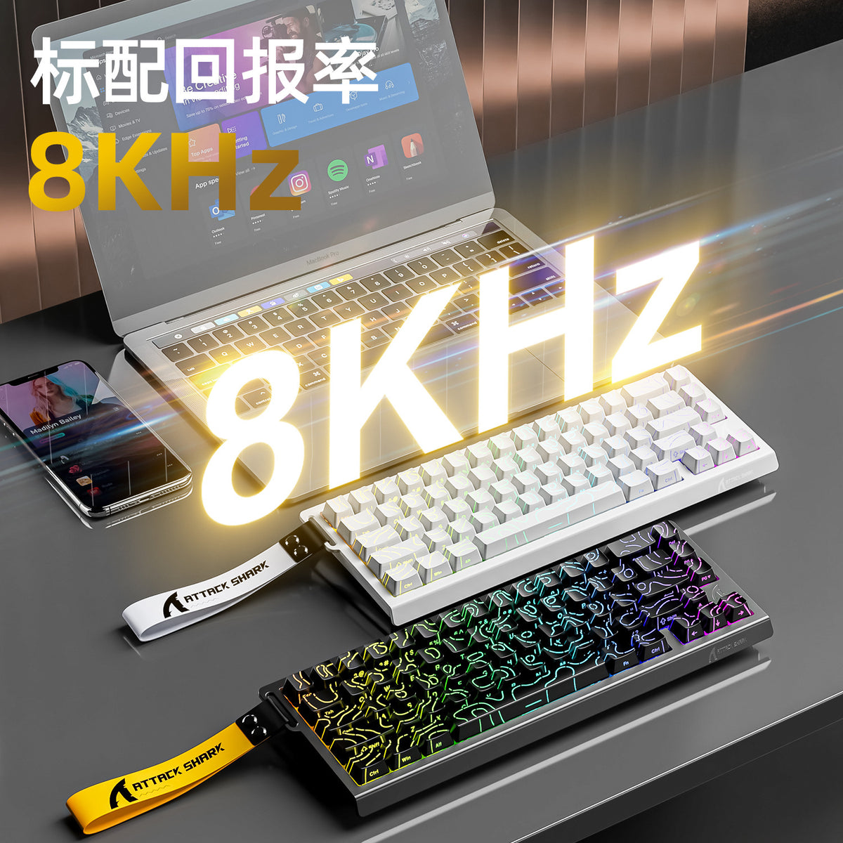 Attack Shark X68HE Magnetic Switch RGB Keyboard