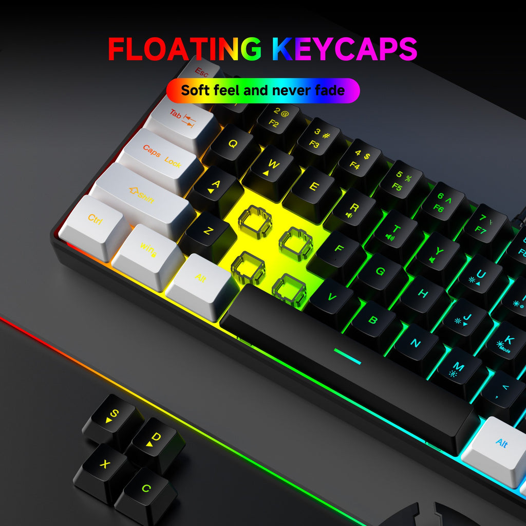 61-Key RGB Mini Wired Gaming Keyboard
