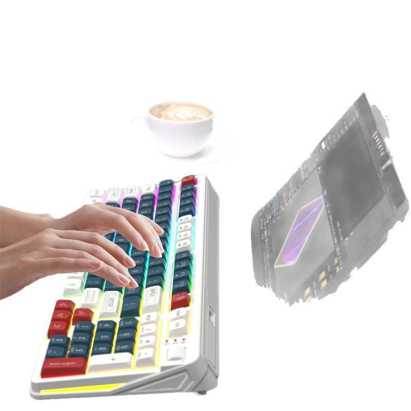 SOREX K97 Rainbow Backlit Wired Keyboard