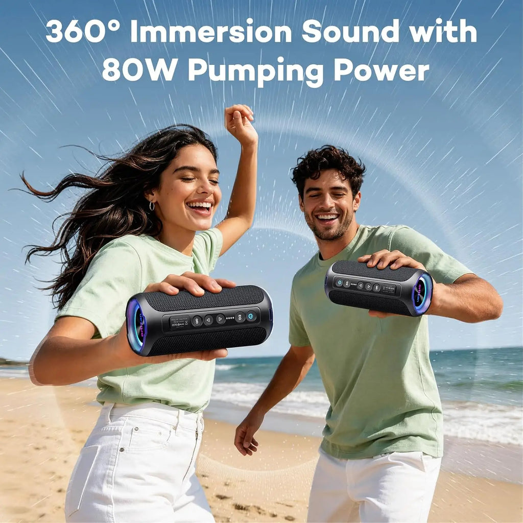 Ortizan 40W RGB Waterproof Bluetooth Speaker