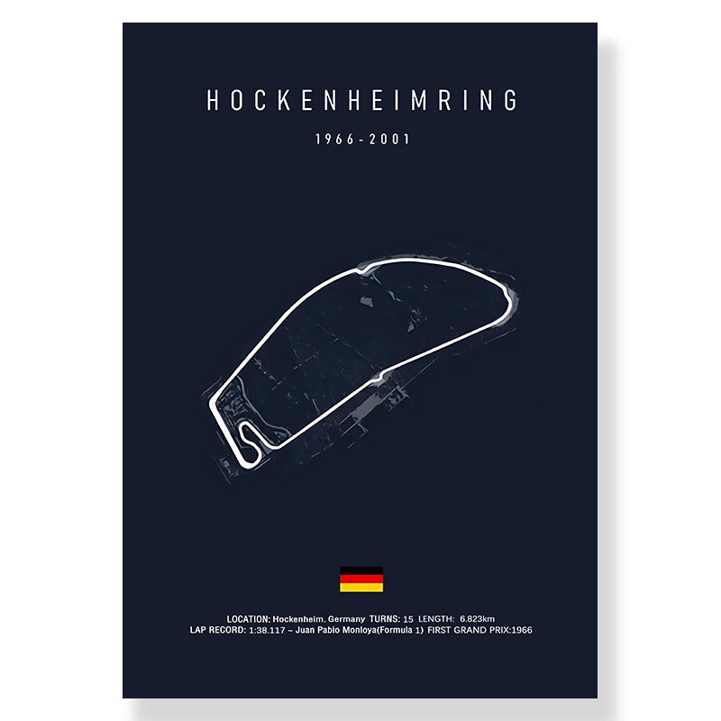 Imola & Monaco Circuit Wall Art Collection