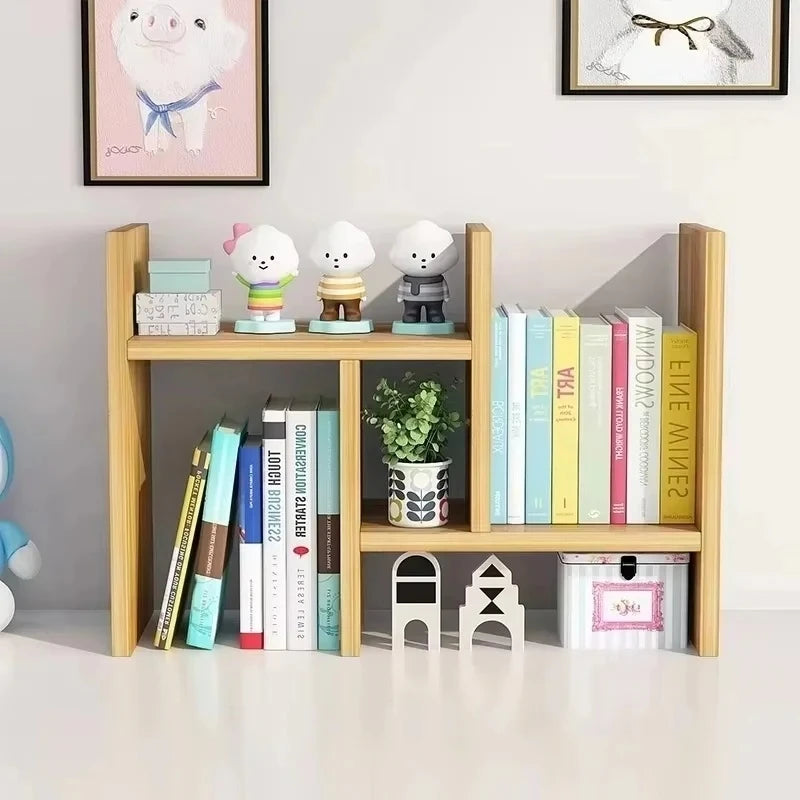 Telescopic Desktop Bookshelf & Storage Rack