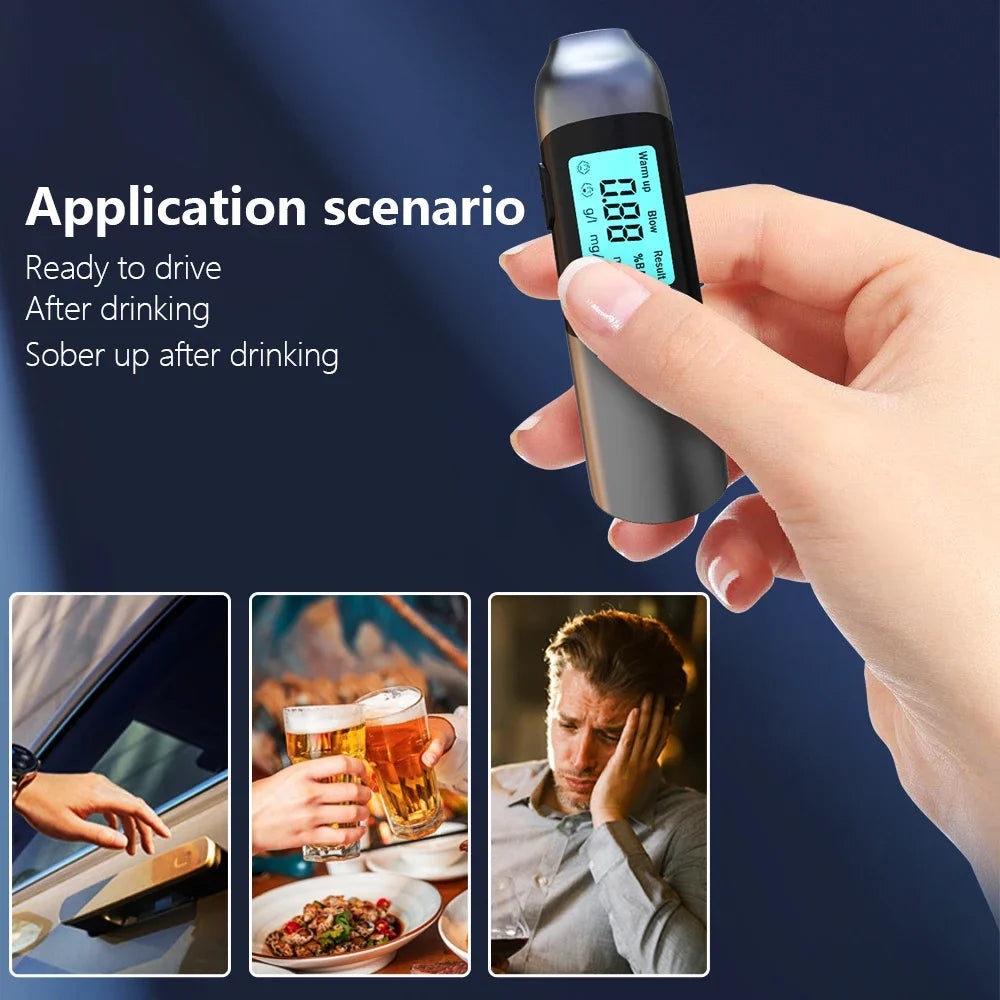 USB Rechargeable Digital Breath Alcohol Tester