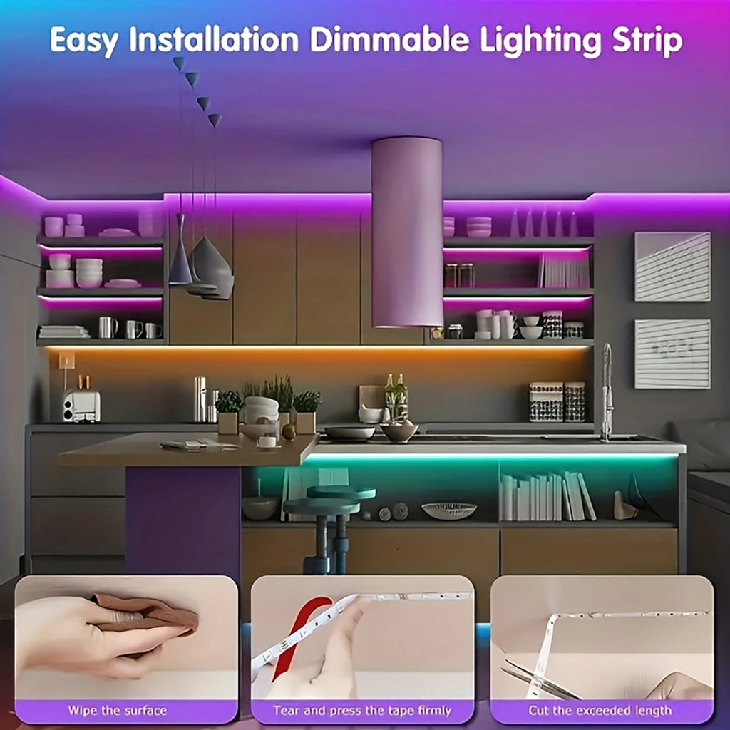 RGB LED Strip Light with Remote Control