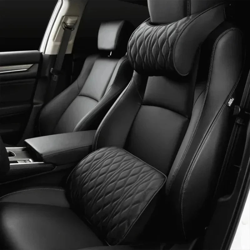 Memory Foam Car Neck & Lumbar Support Cushion