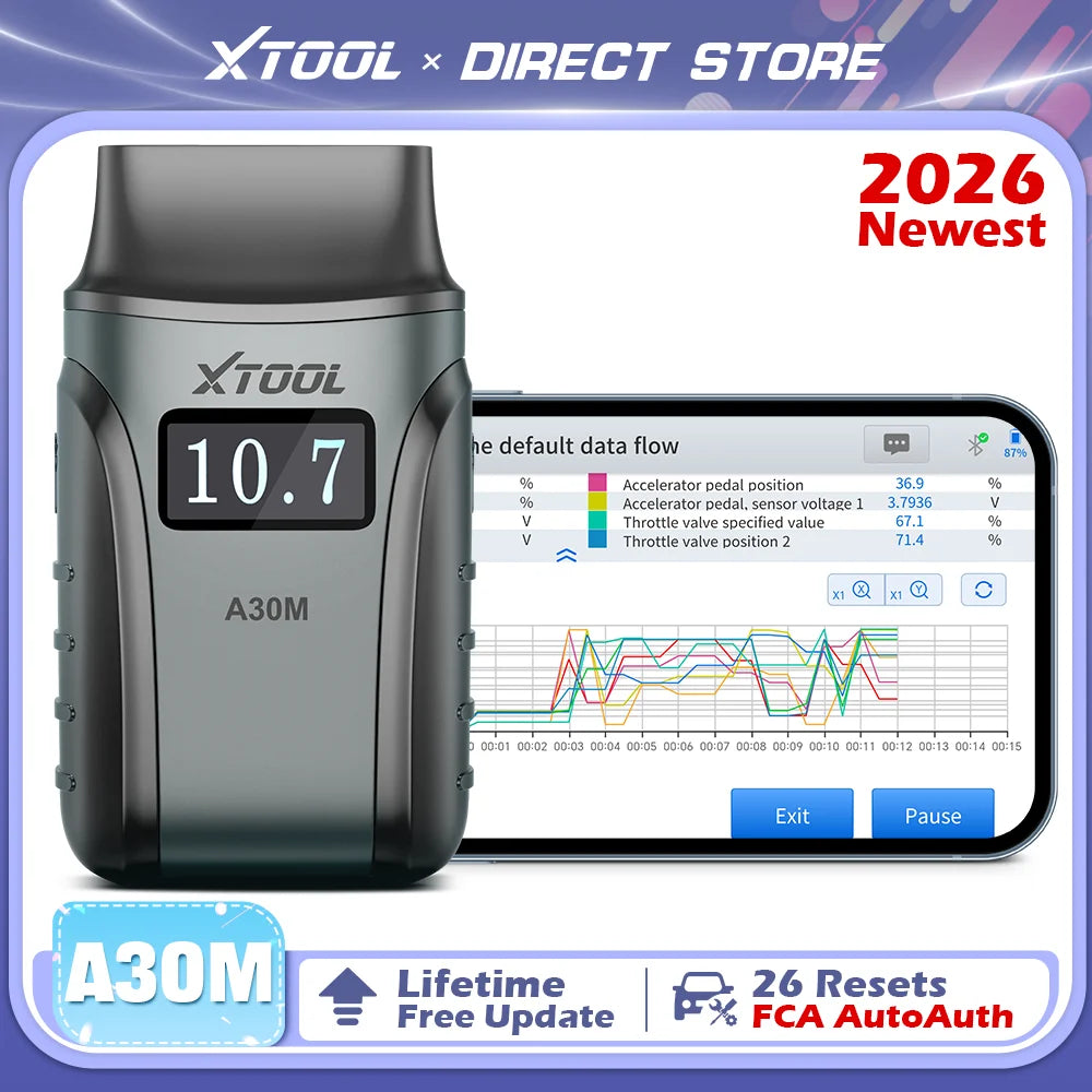 XTOOL Anyscan A30M Bluetooth OBD2 Scanner