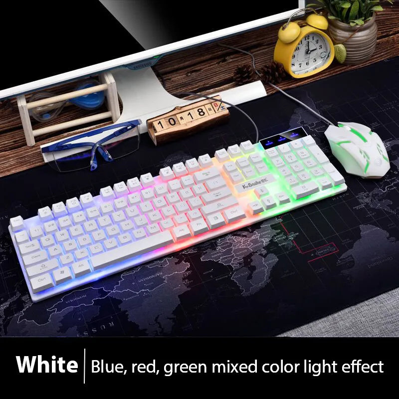 KM320 Backlit Keyboard & Mouse Set