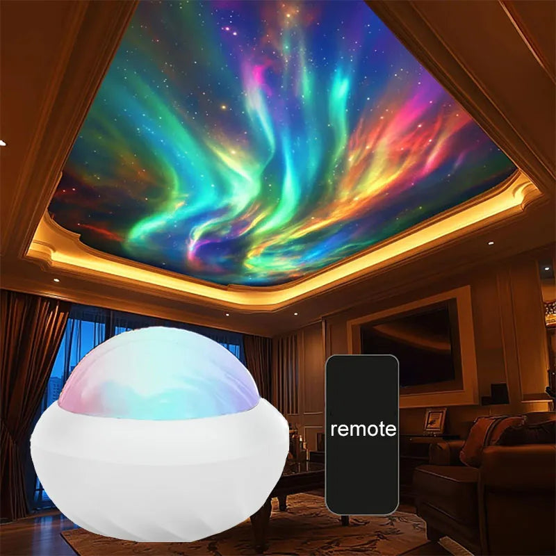 USB Aurora & Water Ripple Projector Light