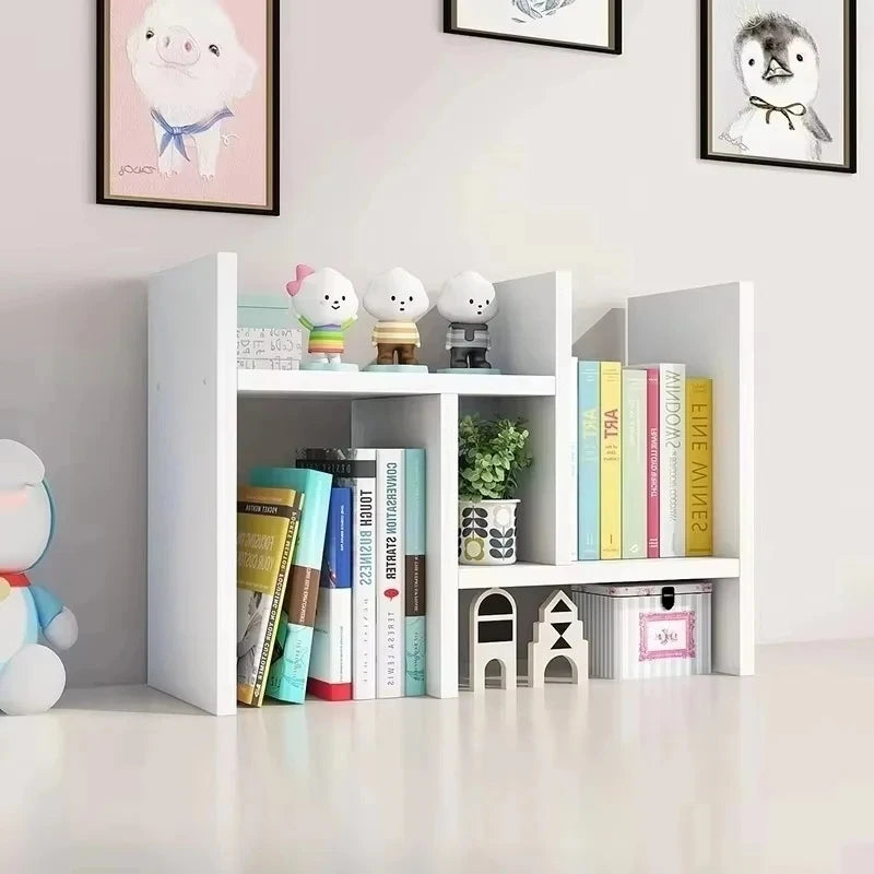 Telescopic Desktop Bookshelf & Storage Rack