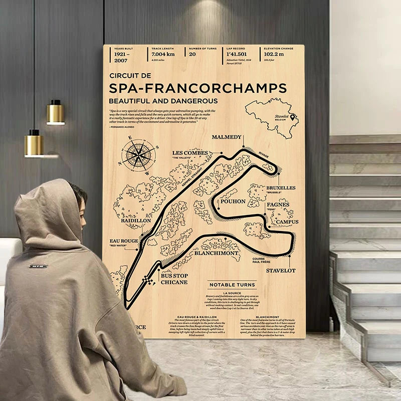 Monaco Grand Prix Racing Wall Art Collection