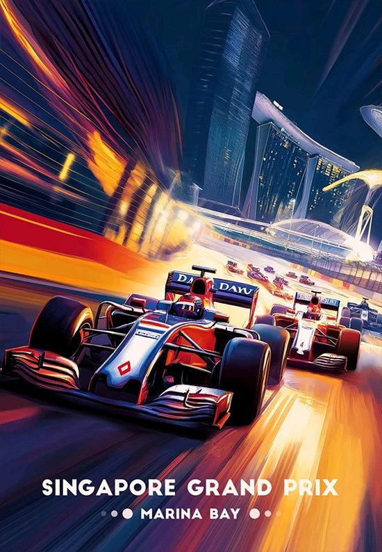Iconic Racing Car Wall Art Collection