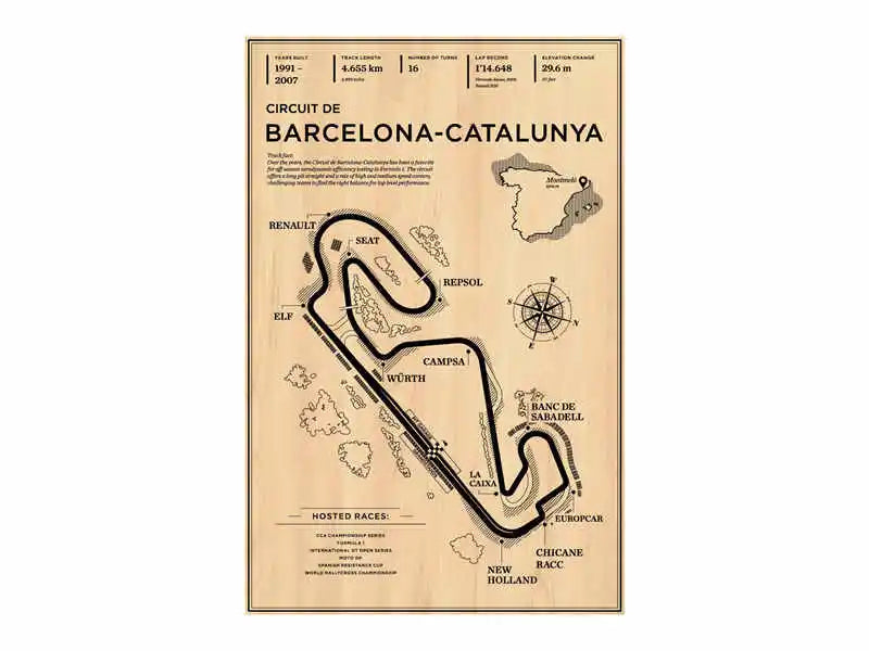 Monaco Grand Prix Racing Wall Art Collection