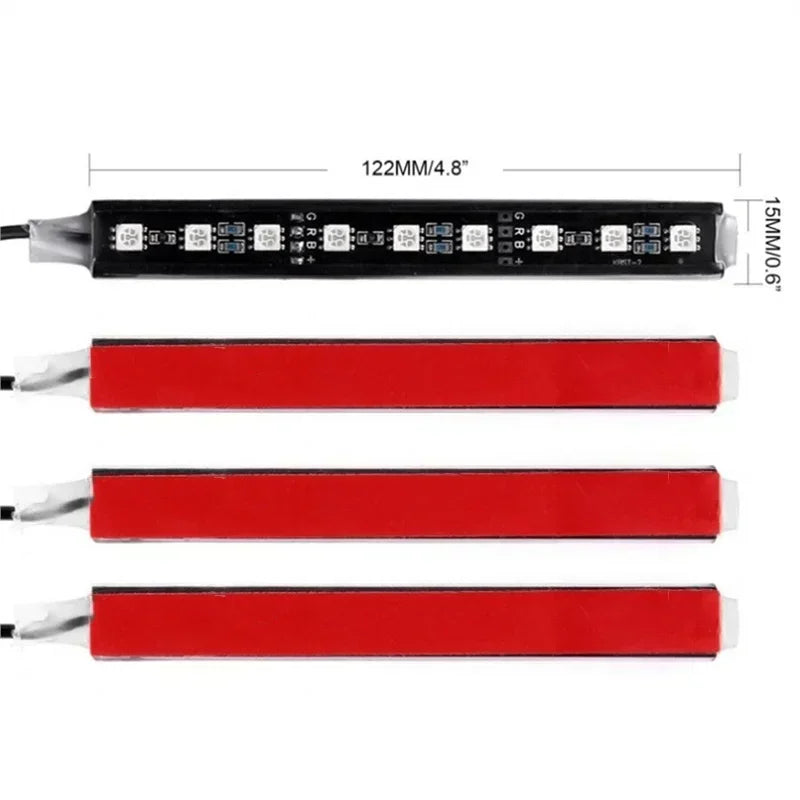 12V RGB Car Interior LED Strip Light
