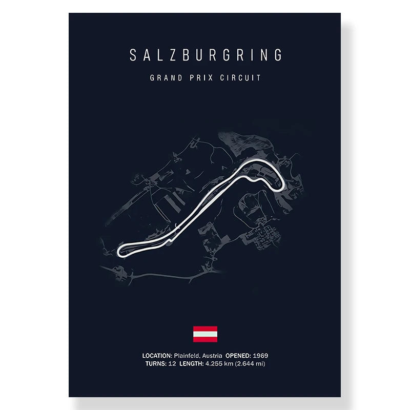 Imola & Monaco Circuit Wall Art Collection