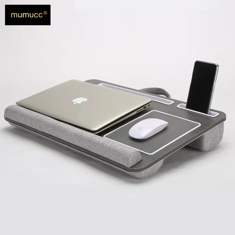 Portable Laptop Lap Desk with Built-In Mouse Pad