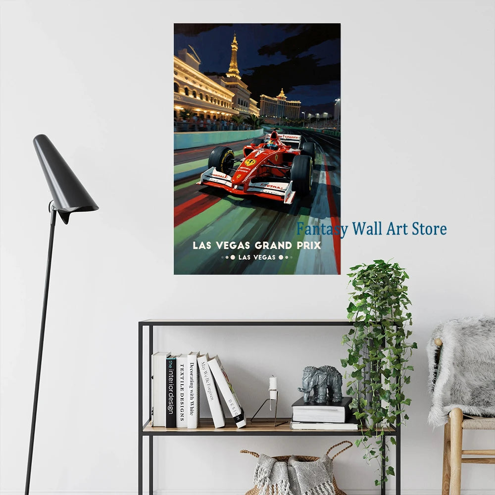 Iconic Racing Car Wall Art Collection