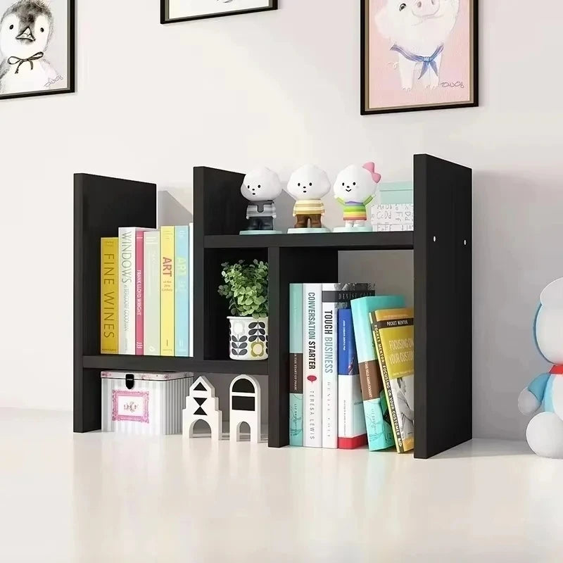 Telescopic Desktop Bookshelf & Storage Rack