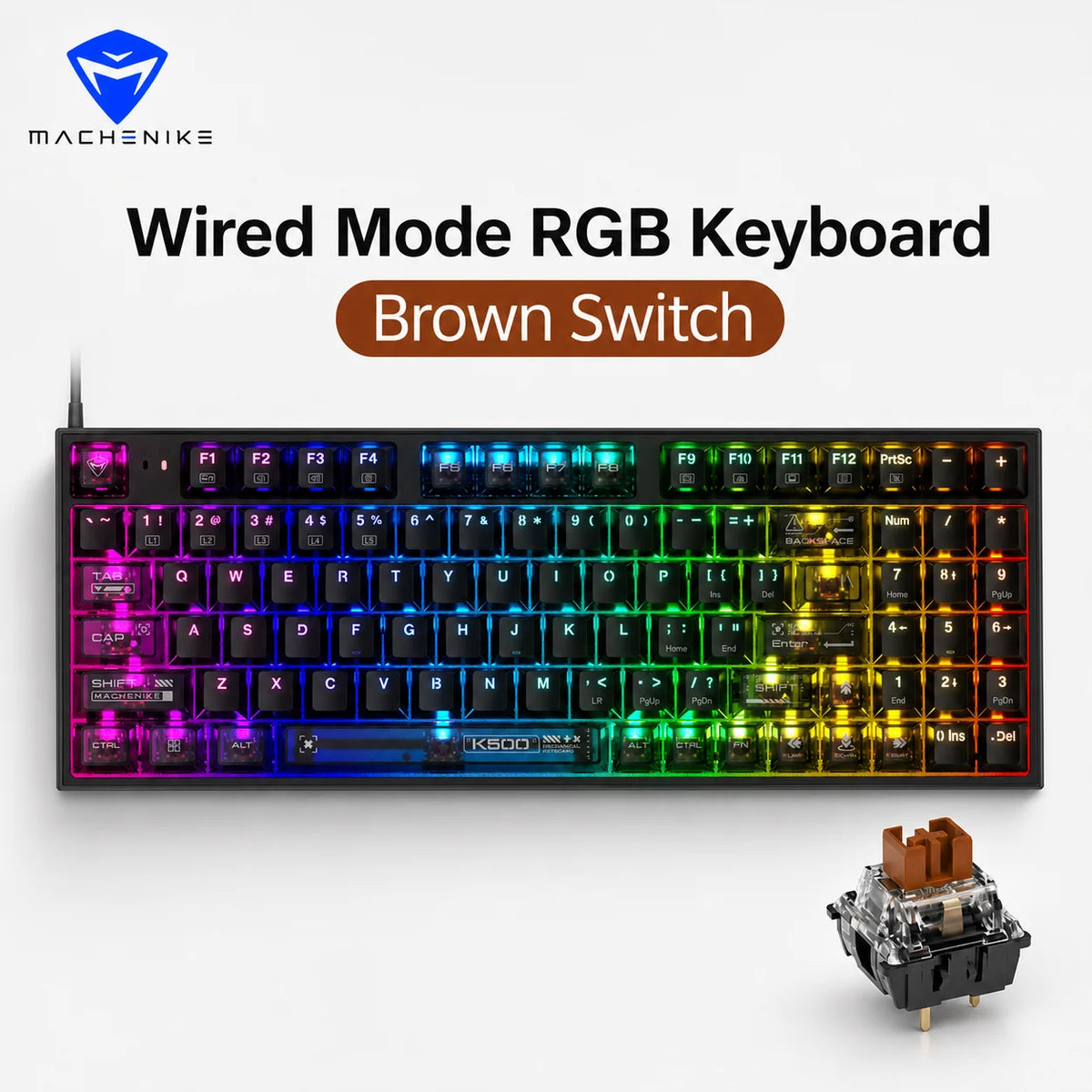 MACHENIKE K500-B94 RGB Mechanical Keyboard