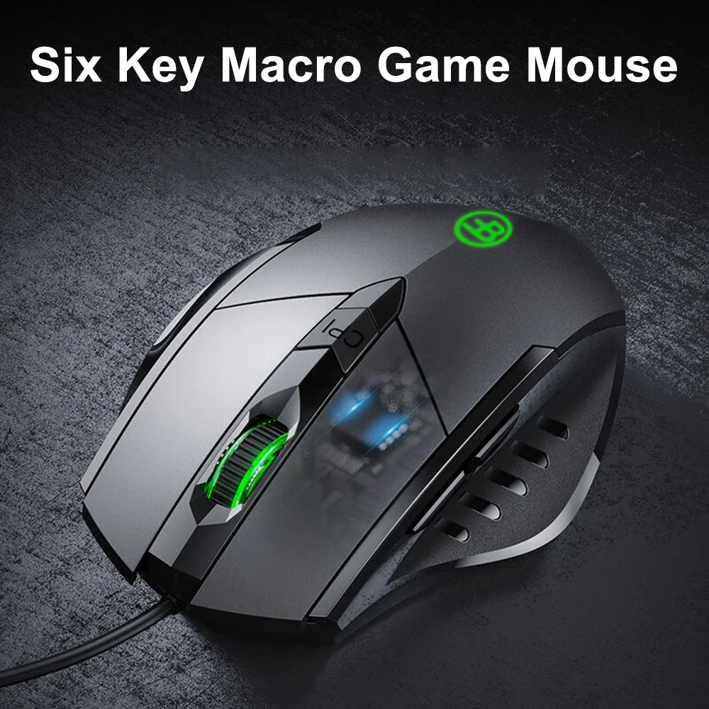 7200 DPI RGB 6-Button Wired Gaming Mouse