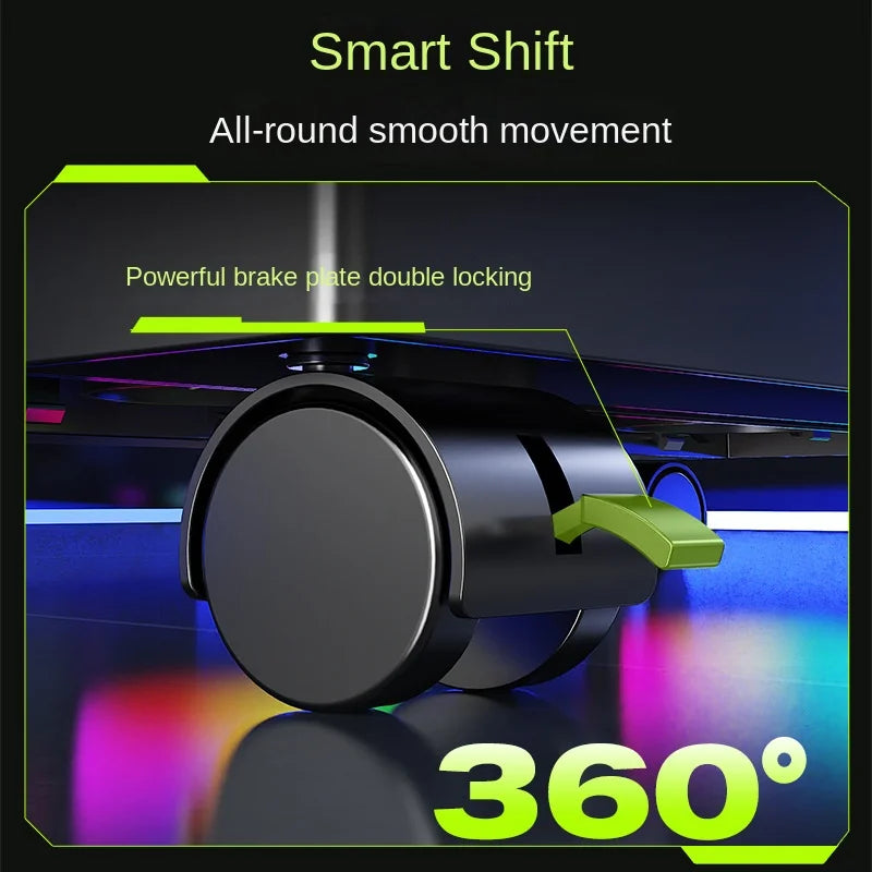 BEISHI Adjustable RGB PC Tower Stand with Cooling Fan Option