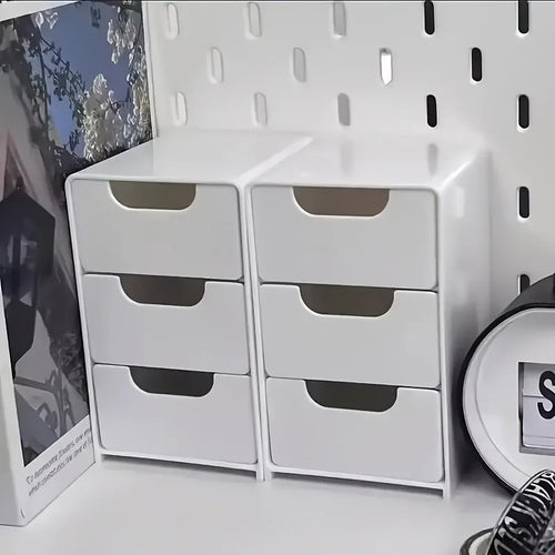 3-Tier Desktop Organizer with Drawers