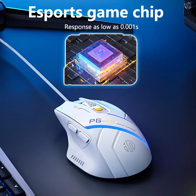 Inphic PG1/PG9 RGB Wired Gaming Mouse