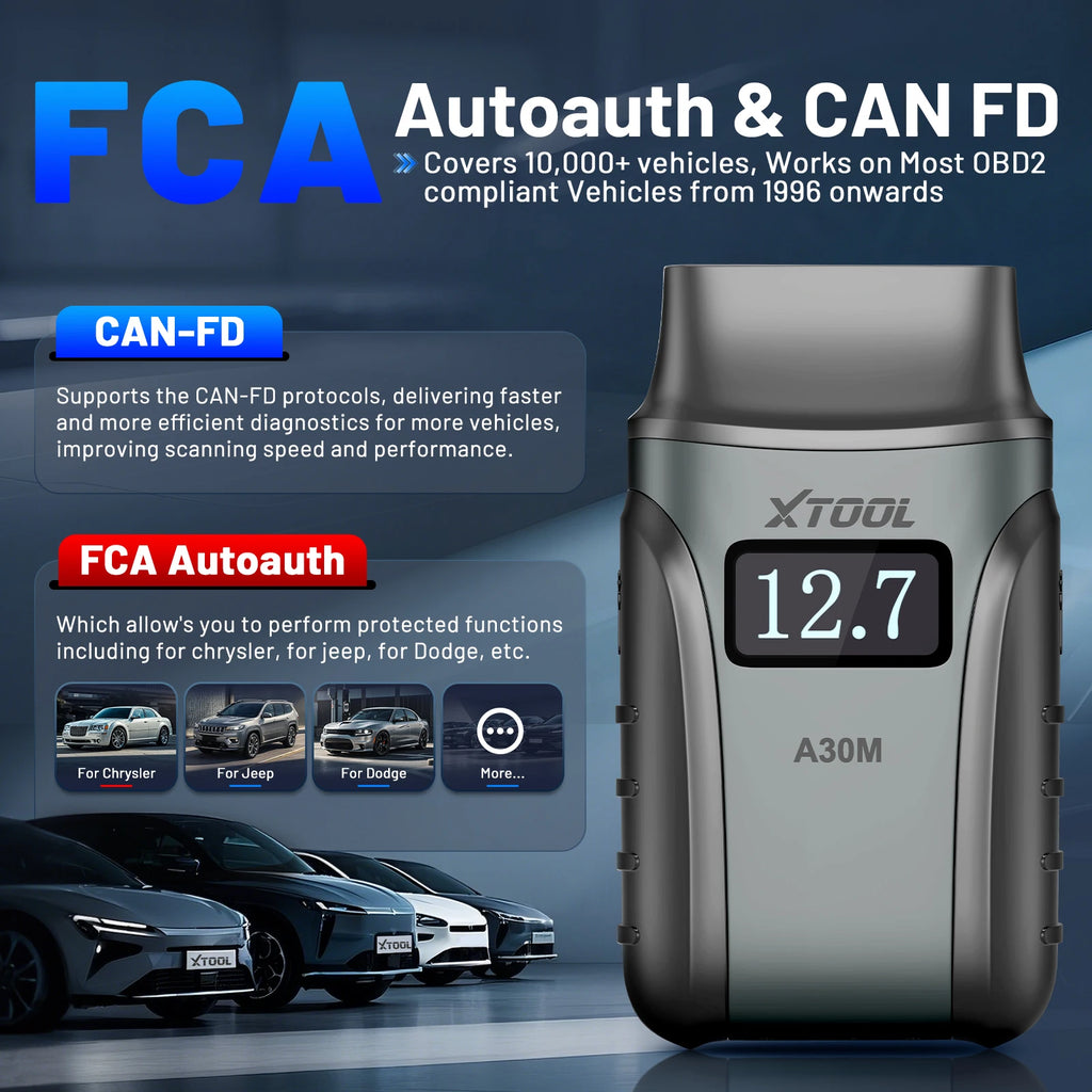 XTOOL Anyscan A30M Bluetooth OBD2 Scanner
