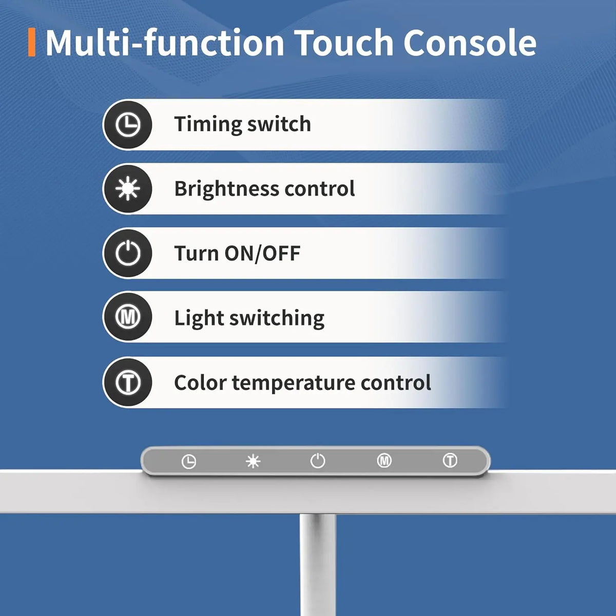 Adjustable Clamp LED Desk Lamp – 3 Colour Modes