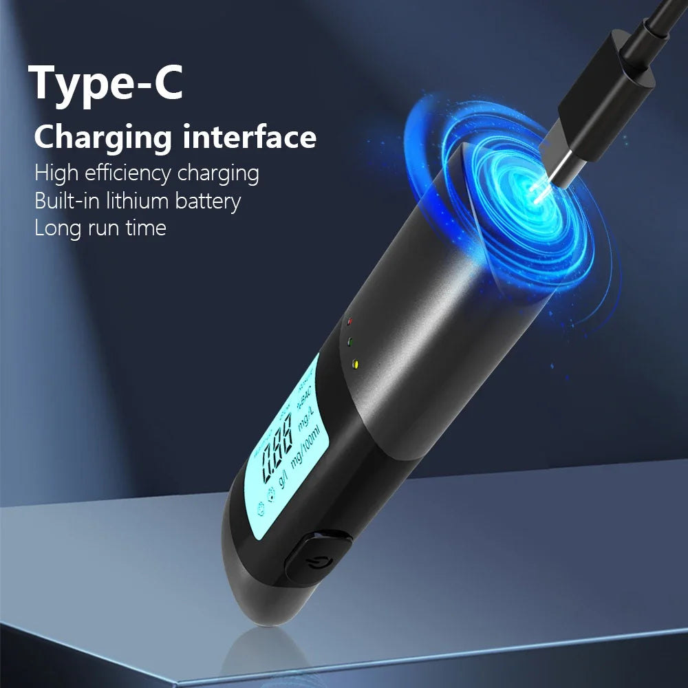 USB Rechargeable Digital Breath Alcohol Tester