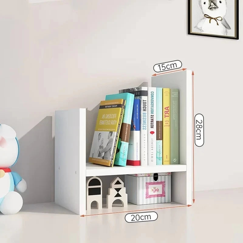 Telescopic Desktop Bookshelf & Storage Rack