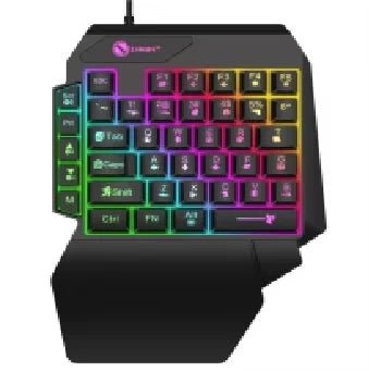 35-Key One-Handed Backlit Gaming Keyboard