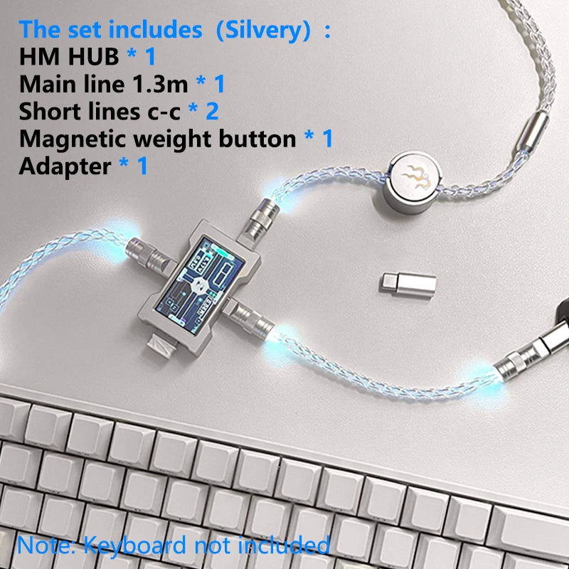 USB-C Mechanical Keyboard Cable & HM Hub Accessories