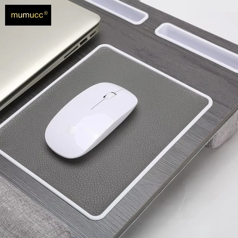 Portable Laptop Lap Desk with Built-In Mouse Pad