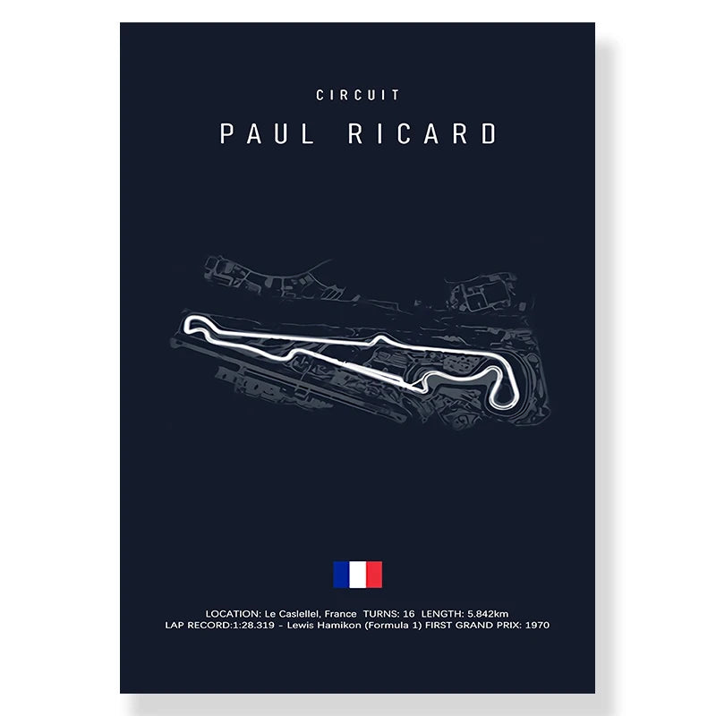 Imola & Monaco Circuit Wall Art Collection