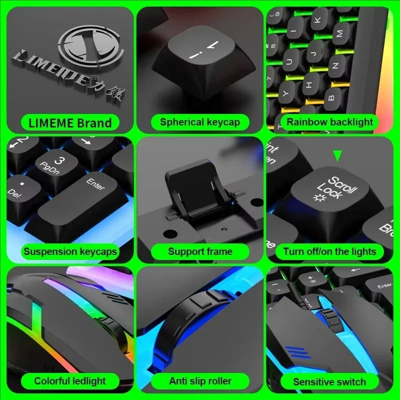 GTX350 RGB Gaming Keyboard & Mouse Set