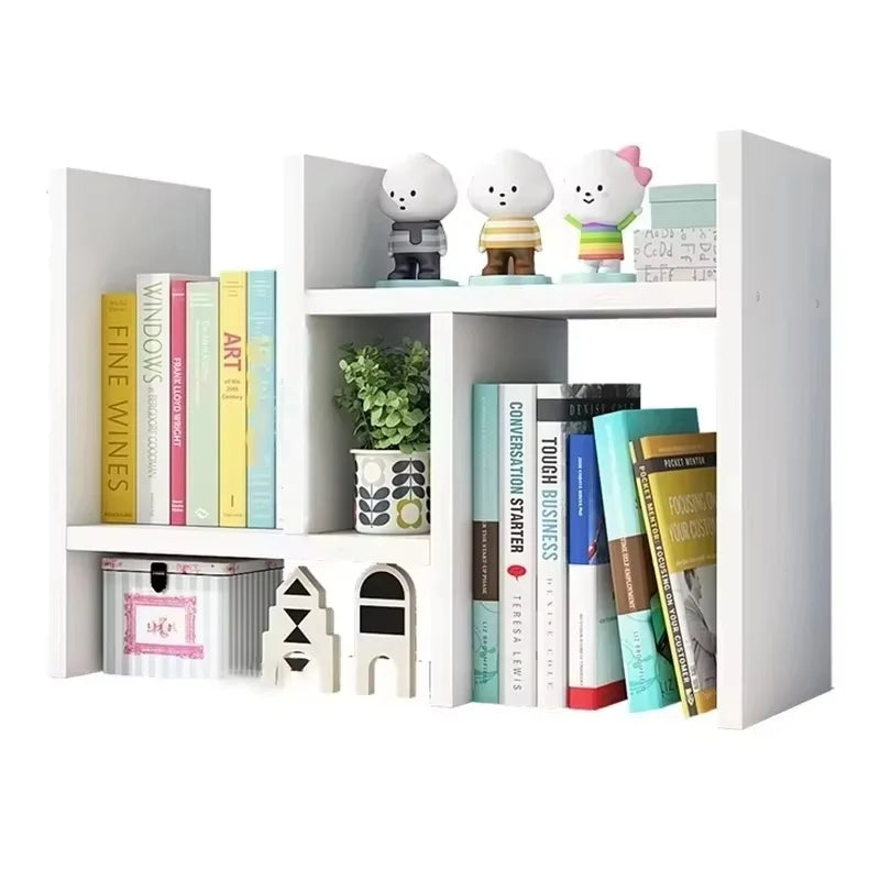 Telescopic Desktop Bookshelf & Storage Rack