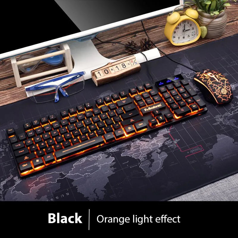 KM320 Backlit Keyboard & Mouse Set