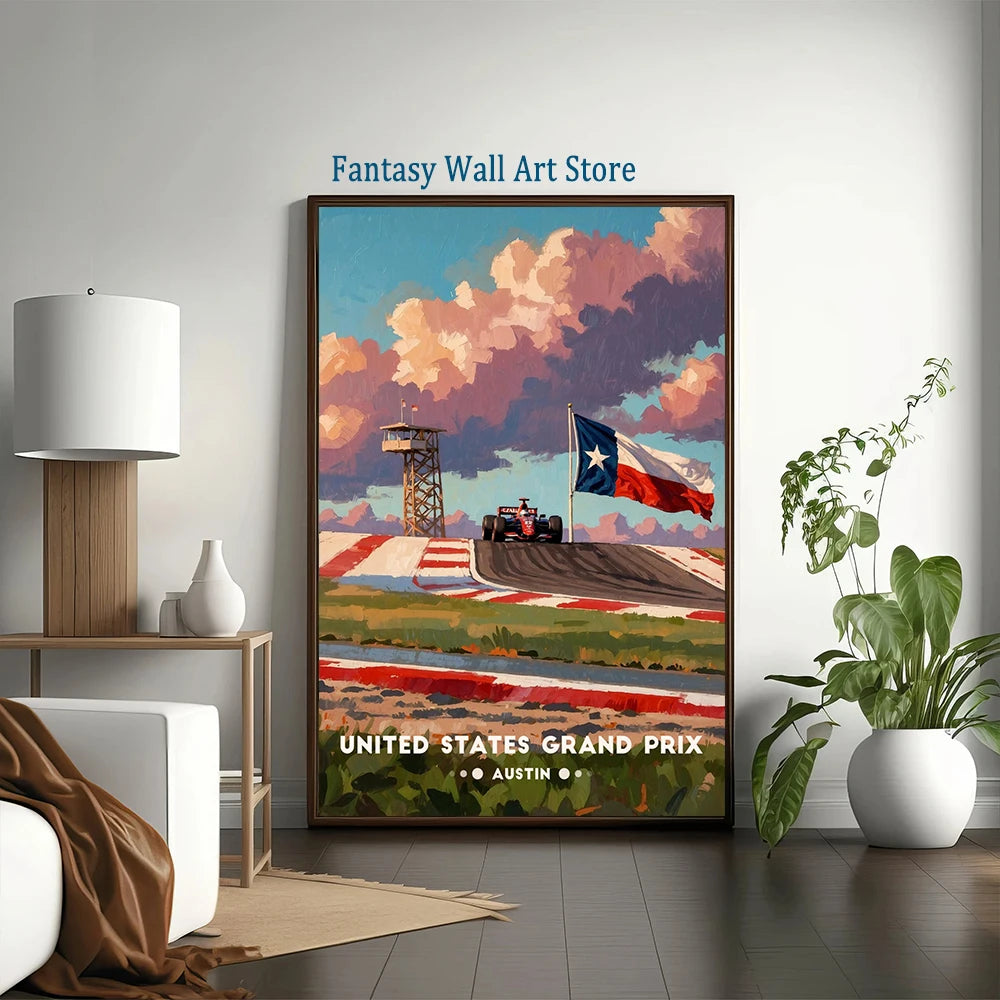 Iconic Racing Car Wall Art Collection