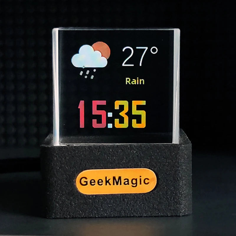 GEEKMAGIC GIFTV Crystal Smart Weather & GIF Display