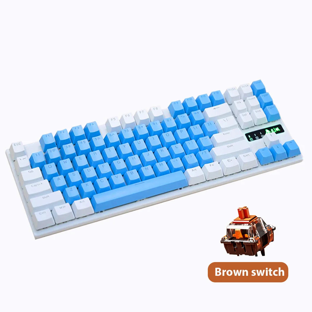 87-Key Hot-Swappable Backlit Mechanical Keyboard