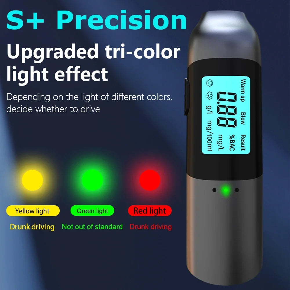 USB Rechargeable Digital Breath Alcohol Tester