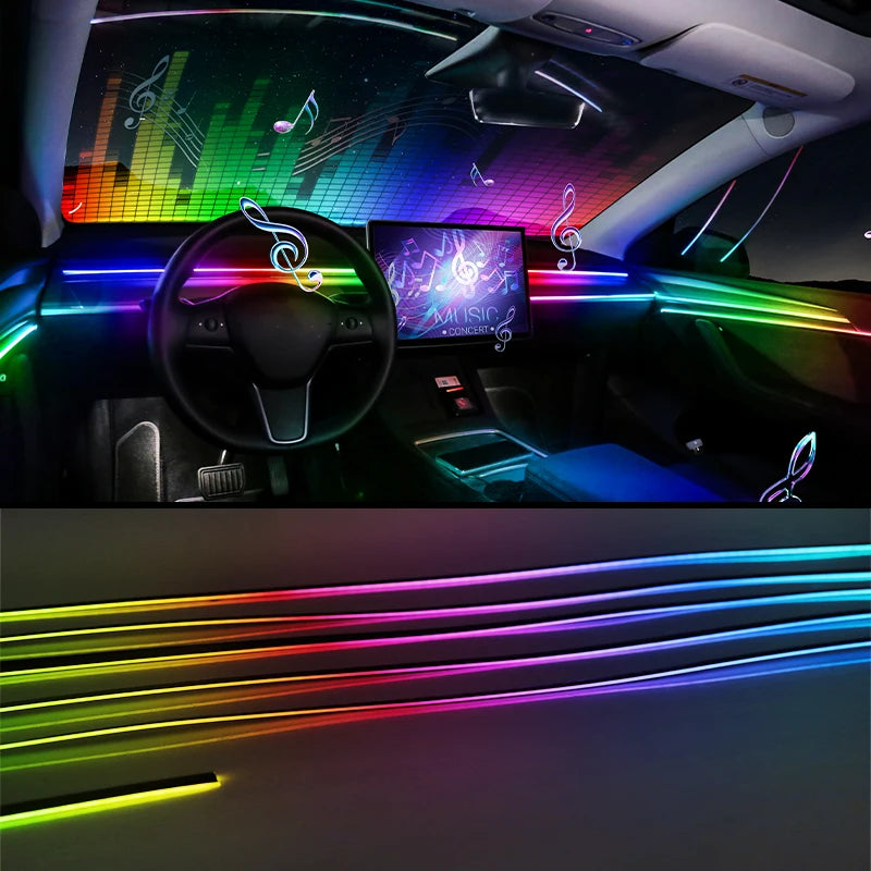 64-Colour RGB Car Ambient Lighting Kit