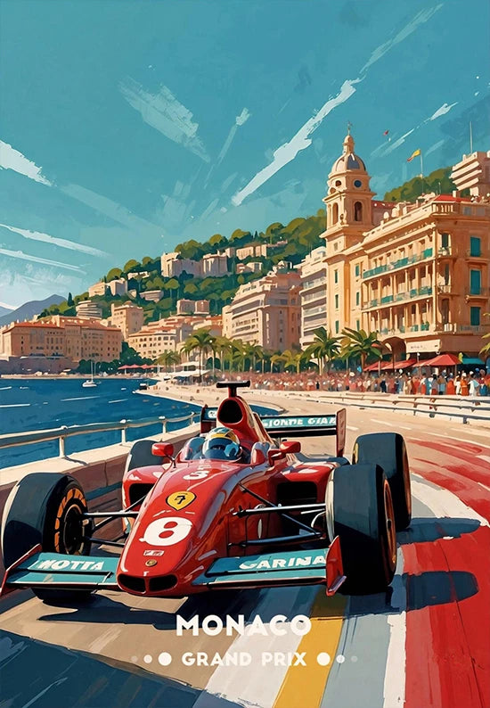 Iconic Racing Car Wall Art Collection