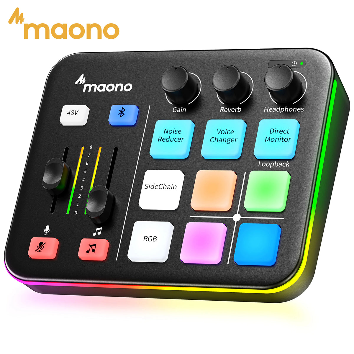 MAONO G1 NEO RGB Gaming Audio Mixer