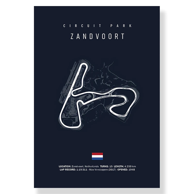 Imola & Monaco Circuit Wall Art Collection